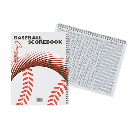 Champion Sports Champion Sports SC1 Baseball Softball Tee Scorebook SC1
